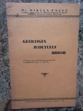 MIRCEA PAUCA - GEOLOGIA JUDETULUI BIHOR DEDICATIE SI AUTOGRAF, 1957