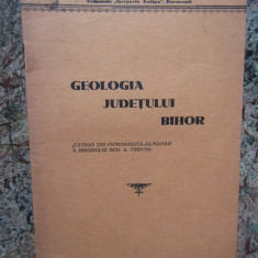 MIRCEA PAUCA - GEOLOGIA JUDETULUI BIHOR DEDICATIE SI AUTOGRAF