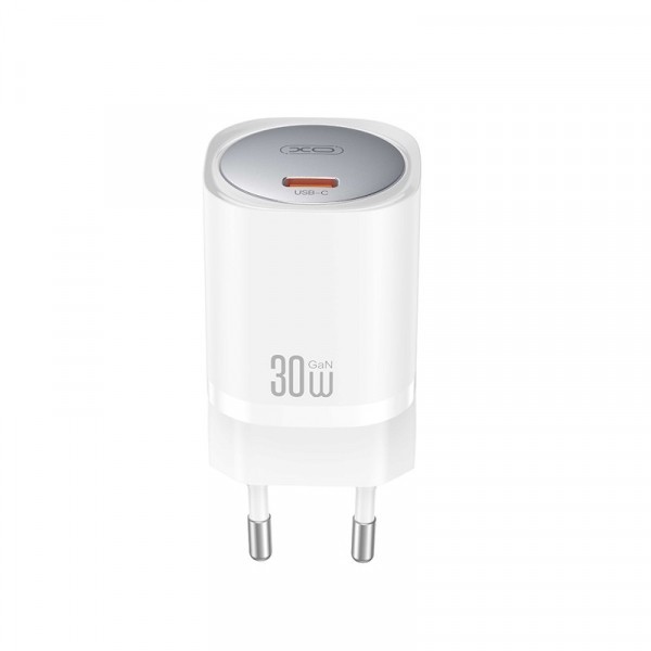 Incarcator Retea XO Design CE20, 30W, 3A, 1 x USB-C, Alb