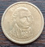 (M1518) MONEDA SUA - 1 DOLLAR 2007, SERIA PRESEDINTI - JOHN ADAMS