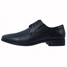Pantofi barbati, din piele naturala, marca Eldemas, 7065-844-01-24, negru foto