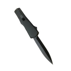 Briceag automat de vanatoare DEPOX&reg;, Futuristic Blade, PVC, 23 cm, negru