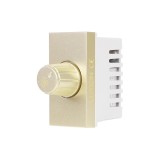 Cumpara ieftin Comutator pentru ventilator Luxion 1M, auriu, standard italian