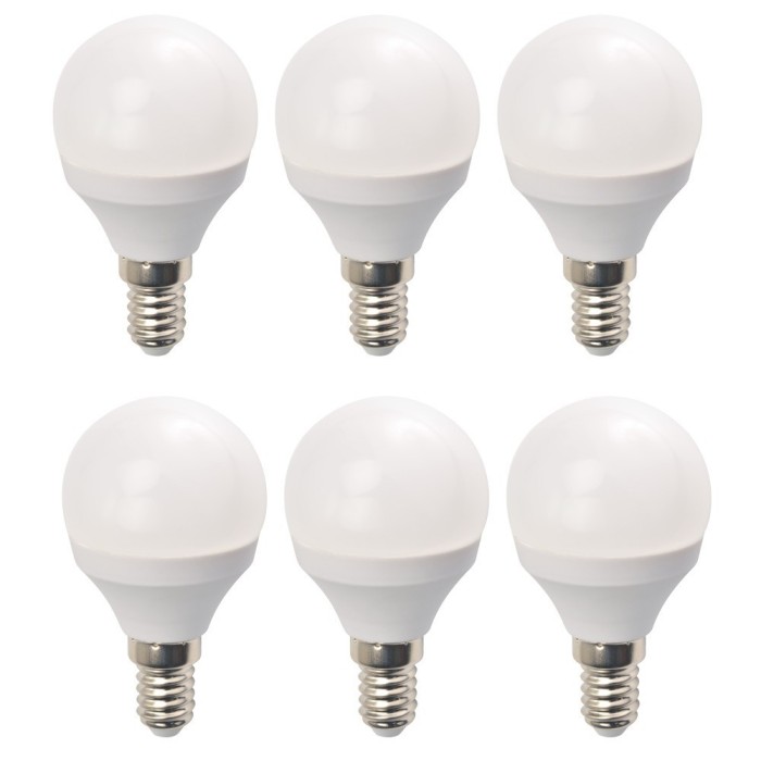 Set 6 Becuri LED Drimus 6W E14 Lumina Calda DL 3064