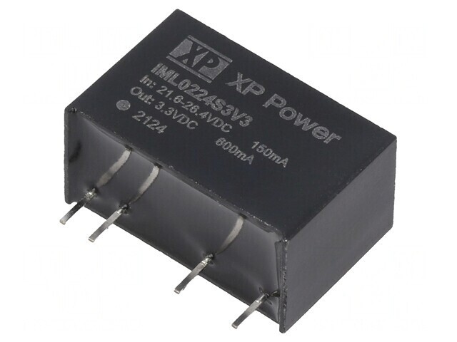 Convertor DC/DC 2W 24V la 3.3V 600mA