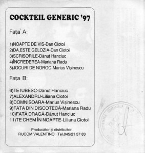 Casetă audio Generic - Cokteil, originală, Casete audio | Okazii.ro