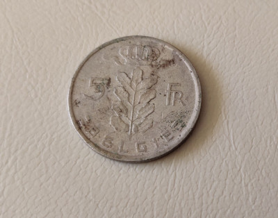 Belgia - 5 franci / francs (1971) monedă s109 foto