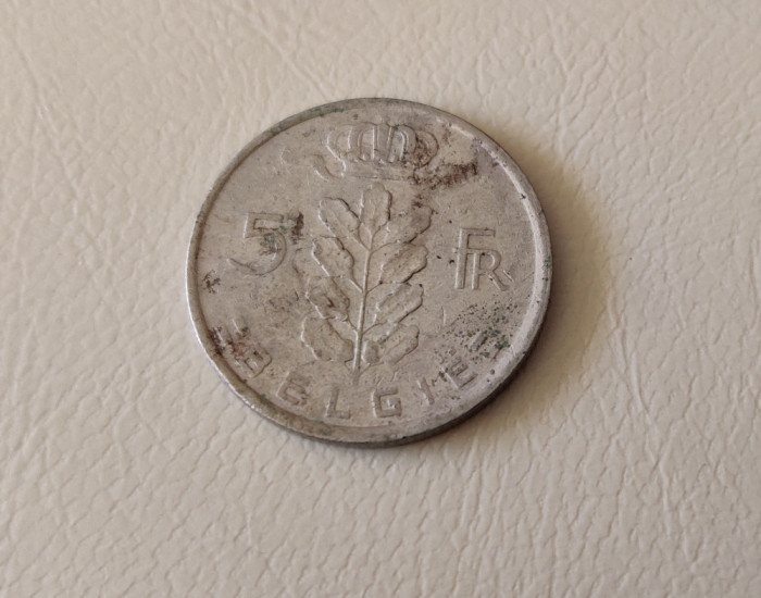 Belgia - 5 franci / francs (1971) monedă s109