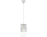 Cumpara ieftin Pendul Eglo Cardigan Gri, 1xE27, Max 60W, Cablu Ajustabil, Sticla, Design Modern, Inaltime 110cm, Pentru Dormitor, Living, Hol