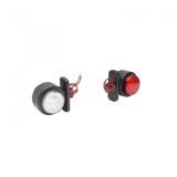 Lampi Gabarit LED Rosu Alb 12V 24V Breckner, Set 2 Bucati, Laterale Auto, Diametru 48mm