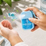 Spray dezinfectant pentru maini, 34 ml, aroma ocean, cu breloc, CMCLASS