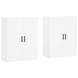 Cumpara ieftin Dulapuri cu montaj pe perete, 2 buc, alb, 69,5x34x90 cm