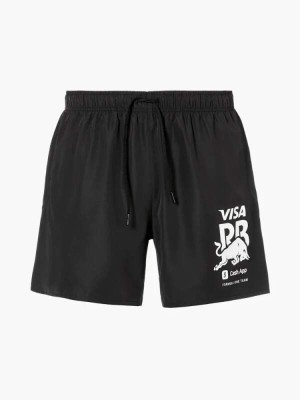 Visa Cash App RB costume de baie pentru bărbați Hugo Logo black F1 Team 2024 - M ( &amp;scaron;&amp;iacute;řka pasu 40 cm ) foto