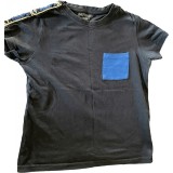 Tricou baiat, culoarea negru, marime 8 ani, 119-131 cm