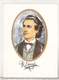 Bnk cp Mihai Eminescu - carte postala necirculata