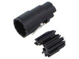 Conector HARTING M17 mamă 8 pini crimpați inserturi contact