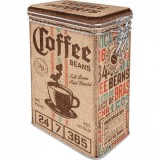 Cutie metalica cu capac etans - Coffee Sack, ART