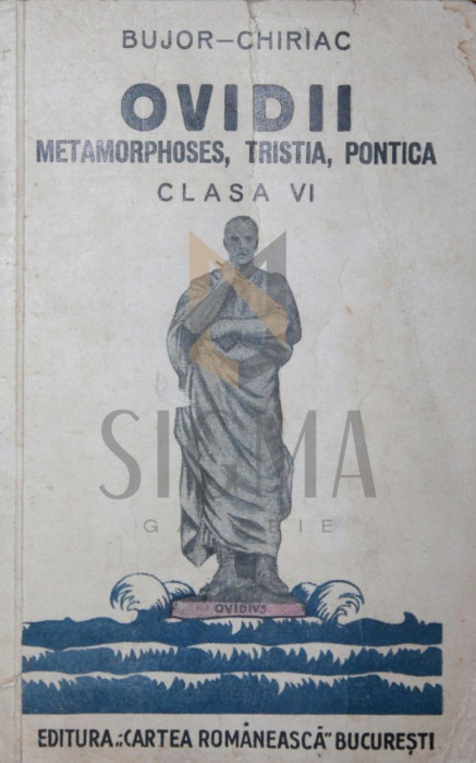 P. OVIDII NASONIS METAMORPHOSES TRISTIA PONTICA (MANUAL DE LIMBA LATINA)