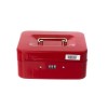 Caseta Valori cu Cifru, Otel, 200x160x90mm, Rosu/Albastru, Separator Monede, Seif Mic