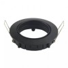 CORP SPOT ROTUND GU10 NEGRU, V-TAC