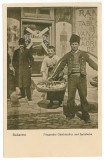 1046 - Bucuresti, Birt si Magazin de inramat Tablouri, VEGETABLE SELLER, Romania - old postcard, CENSOR - used - 1917