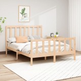 Cumpara ieftin Cadru de pat fără saltea, 160x200 cm, lemn masiv pin
