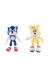 Cumpara ieftin Set 2 jucării de pluș cu personajele SONIC și TAILS, aproximativ 28-30 cm, multicolore