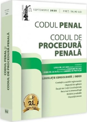 Codul penal si codul de procedura penala: septembrie 2025, Dan Lupascu foto