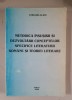 Stefania Zlate - Metodica insusirii si dezv.concept.specif.literaturii romane
