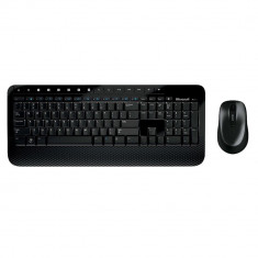 Kit tastatura + mouse Microsoft Wireless Desktop Media 2000 negru foto
