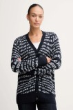 Joop! cardigan din amestec de l&acirc;nă culoarea bleumarin, 30048400