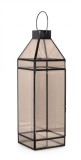 Felinar metal negru Siwan 16x16x52.7 cm
