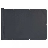 Cumpara ieftin Paravan de balcon, antracit, 400x120 cm, PVC