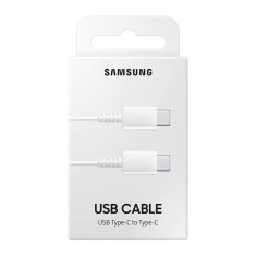 Cablu de date Samsung, USB Type C, 3A, 1m, White