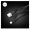 Cablu Date Usams Lightning US-SJ266 Iphone X, XR, XS, XS Max 1m Negru