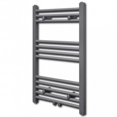 Radiator port-prosop încălzire centrală baie, drept, 500 x 764 mm, gri