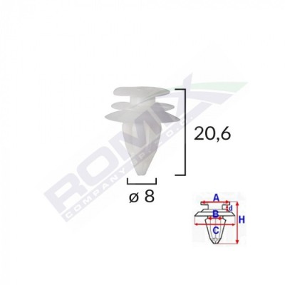 Set 10 clipsuri fixare BMW C60632 foto