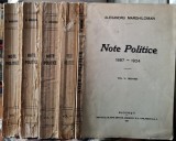 Alexandru Marghiloman-Note politice-5 volume-1927