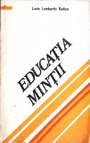 EDUCATIA MINTII-LUCIO LOMBARDO RADICE-352018