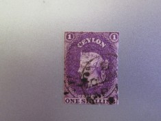 COLONII BRITANICE REGINA VICTORIA,CEYLON=350