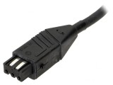 Conector dreptunghiular 3 PIN cu cablu IP54 10A