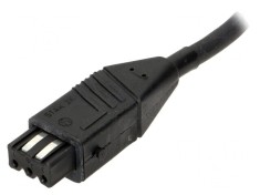 Conector dreptunghiular 3 PIN cu cablu IP54 10A foto