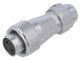 Conector circular WEIPU mufă mamă 2 pini IP67 WF16 15A 500V 5-6,5mm