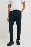 G-Star pantaloni bărbați, culoarea bleumarin, drept, D24543-D967