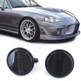 Pereche de indicatoare laterale LED fum negru, potrivite pentru Mazda MX5 NA NB NBFL 90-05 Performance AutoTuning