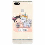Husa silicon pentru Huawei Y6 Pro 2017, Best Friends