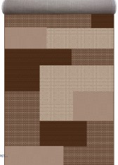Traversa Antiderapanta Flex 19645 Latime 133 cm - 133x500, Maro foto