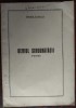 HORATIU IONESCU: GENIUL SINGURATATII/POEME/ED. TARA BUGULUI/ODESA 1943/DEDICATIE