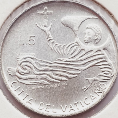 3119 Vatican 5 Lire 1969 Pavlvs VI km 110 foto