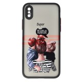 Husa iPhone XS Antishock, TPU+PC, Design 11 - Protectie Premium